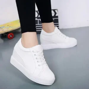 Reyanfootwear Women'S Fashion Platform Platform Sneakers