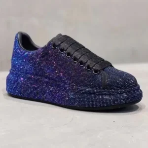 Reyanfootwear Night Star Rhinestone Platform Sneakers