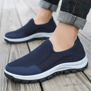 Reyanfootwear Men Fashion Fall Casual Comfortable Lightweight Flyknit Breathable Mesh Loose Sneakers