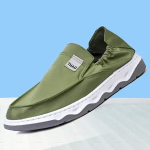 Reyanfootwear Men Fashion Breathable Canvas Shoes