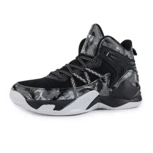 Reyanfootwear Men Fashion Trend Breathable High Top Basketball Shoes