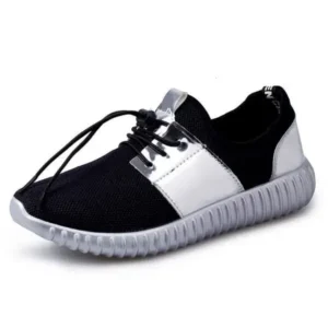 Reyanfootwear Men Casual Color Matching Mesh Breathable Wear-Resistant Sports Shoes