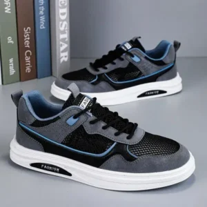 Reyanfootwear Men'S Fashion Hollow Mesh Breathable Sneakers