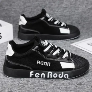 Reyanfootwear Men'S Fashion Pu Platform Sneakers