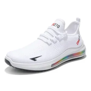 Reyanfootwear Men'S Casual Rainbow Bottom Air Cushion Running Sneakers