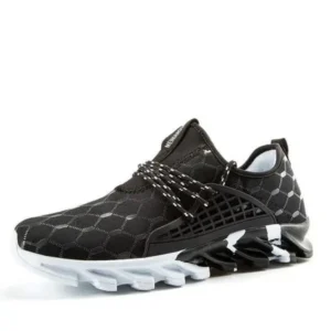 Reyanfootwear Men Fashion Lace-Up Mesh Sneakers