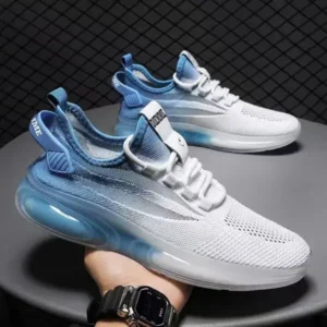 Reyanfootwear Men'S Fashion Jelly Bottom Mesh Breathable Sneakers