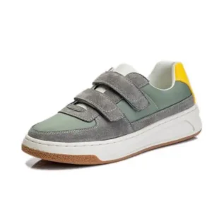 Reyanfootwear Women Casual Colorblock Platform Velcro Sneakers