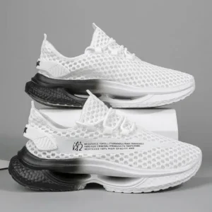 Reyanfootwear Men Fashion Breathable Hollow Mesh Sneakers