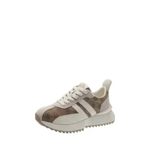 Reyanfootwear Women Fashion Platform Lace-Up Sneakers