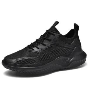 Reyanfootwear Men Fashion Breathable Mesh Thick Sole Plus Size Sneakers